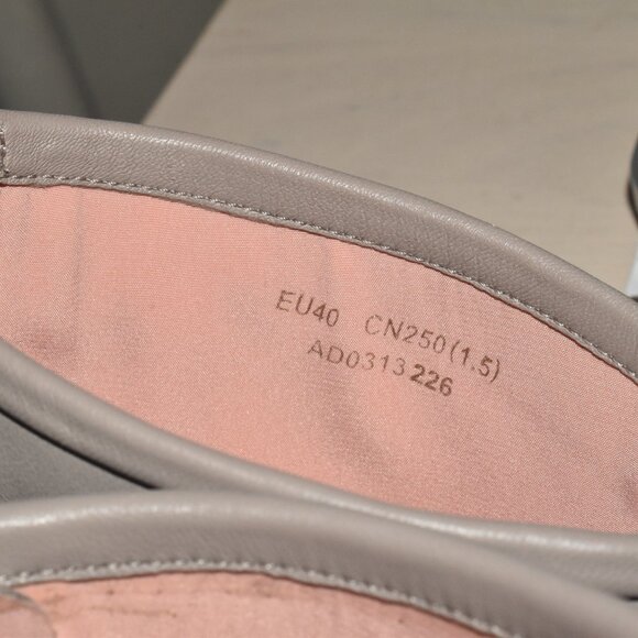 ACNE STUDIO Logo Leather Ankle Boot Made in Italy Stunning Funky Boot Size 40 - Picture 12 of 13